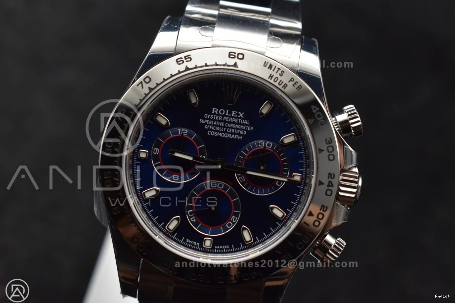 Daytona Blue and 116509 904L SA4130 Best BTF Case 1:1 Dial Bracelet SS Edition 0120